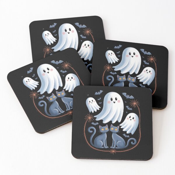 Item preview, Funny Halloween Ghost Cat Lovers designed and sold by tearbytea.