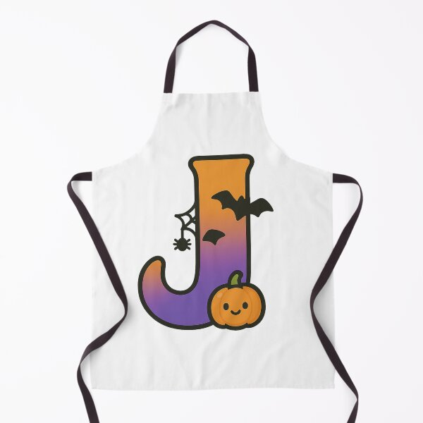 Item preview, Halloween Letter J – Cute Kawaii Cartoon with Spooky Details designed and sold by PrintCreations9.