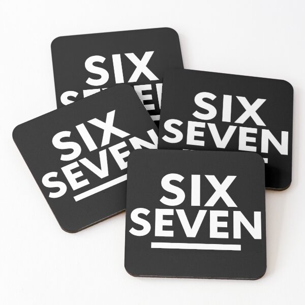 Item preview, SIX SEVEN – Minimalist Bold Text Design designed and sold by haitrieuic96.