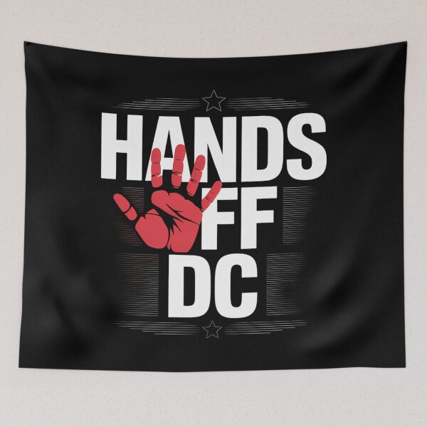 Item preview, Hands Off Political designed and sold by tearbytea.