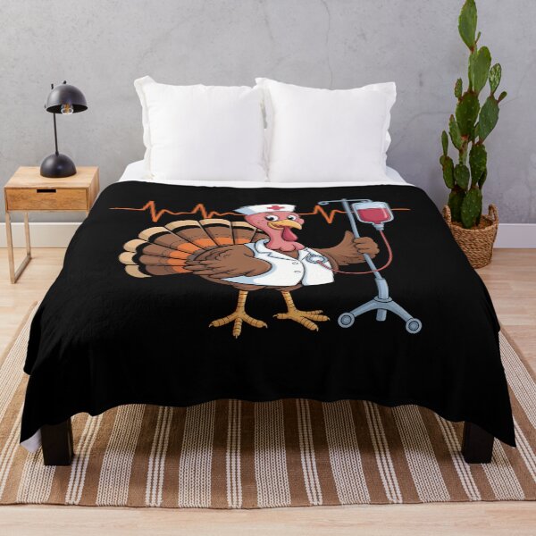 Item preview, Heartbeat Turkey Nurse Thanksgiving designed and sold by tearbytea.