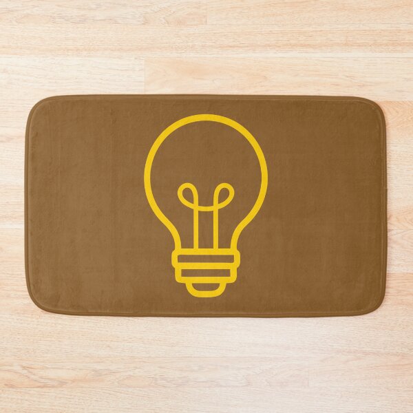 Item preview, LIGHTBULB (#8A5C2A) designed and sold by Marlon Oseguera.