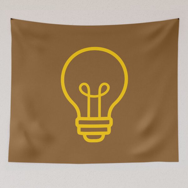 Item preview, LIGHTBULB (#8A5C2A) designed and sold by Marlon Oseguera.