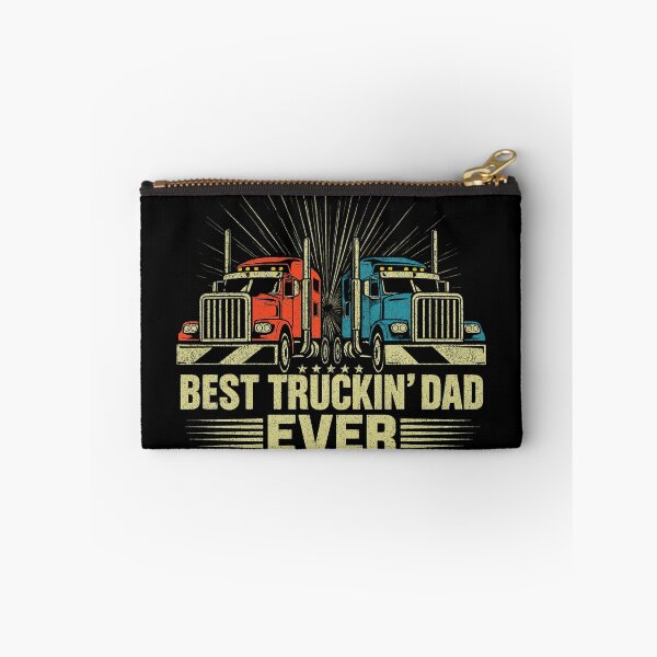 Item preview, Best Truckin’ Dad Ever Vintage Retro Trucker Design designed and sold by flagylART.