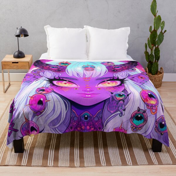 Item preview, Japanese Clairvoyance Neon Oni Anime designed and sold by bubblegoth.