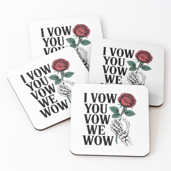 Item preview, I Vow You Vow We Vow – Dark Romance Aesthetic designed and sold by Love Between Pages.