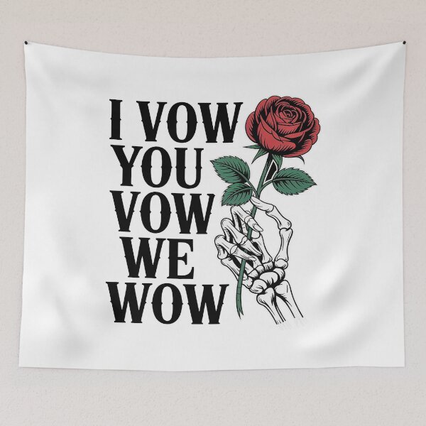Item preview, I Vow You Vow We Vow – Dark Romance Aesthetic designed and sold by Love Between Pages.