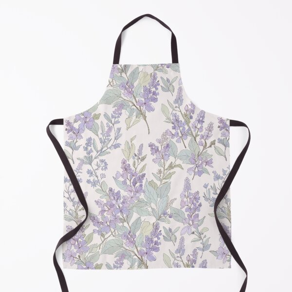 Item preview, Elegant Pastel Floral Pattern With Purple and Green Botanical Elements designed and sold by CoolPixels.