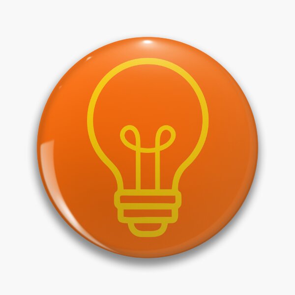 Item preview, LIGHTBULB (#FF6600) designed and sold by Marlon Oseguera.