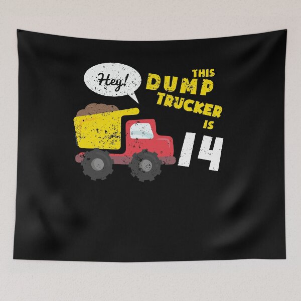 Item preview, 14th Birthday T Shirt Big Dump Truck T Shirt (1) designed and sold by shoppzee.