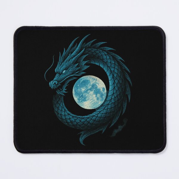 Item preview, “Cosmic Dragon – Guardian of the Moon” designed and sold by DailyVibesCo.
