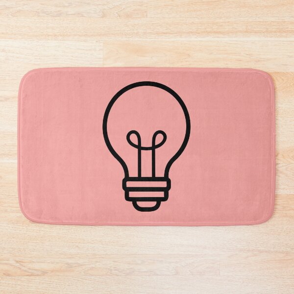 Item preview, LIGHTBULB (#F7A4A0) designed and sold by Marlon Oseguera.