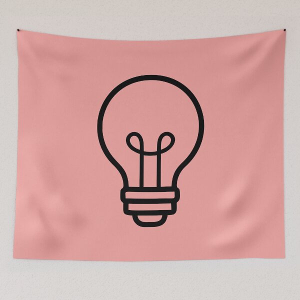 Item preview, LIGHTBULB (#F7A4A0) designed and sold by Marlon Oseguera.