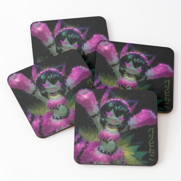 Item preview, Kawaii Neon Party Catgirl Japanese designed and sold by bubblegoth.