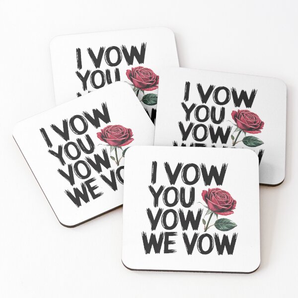 Item preview, I Vow You Vow We Vow – Dark Romance Aesthetic designed and sold by Love Between Pages.
