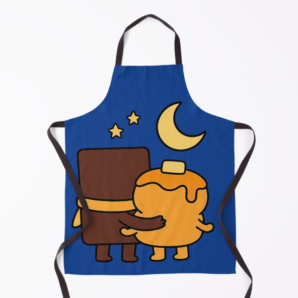 Item preview, Chocolate Bar And Pancake Couple Under the Moon designed and sold by FreshVibe Prints.