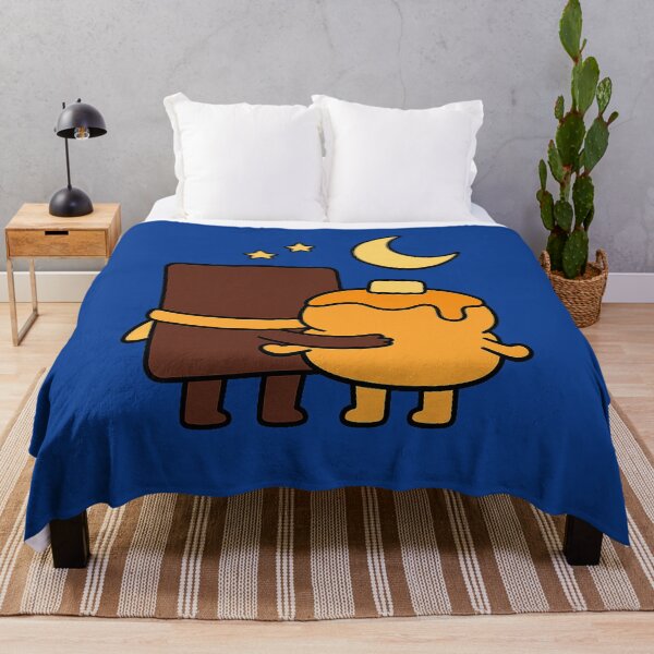 Item preview, Chocolate Bar And Pancake Couple Under the Moon designed and sold by FreshVibe Prints.