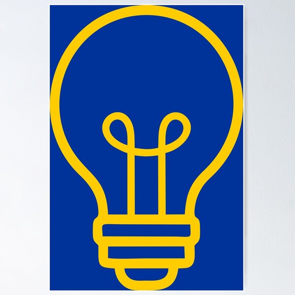 Item preview, LIGHTBULB (#003399) designed and sold by Marlon Oseguera.