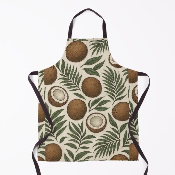 Item preview, Tropical Coconut Pattern Design designed and sold by RoseCraft Atelier.