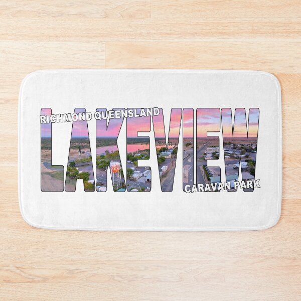 Item preview, Richmond Queensland LAKEVIEW Caravan Park - Sunset Glow designed and sold by Adam Gormley.