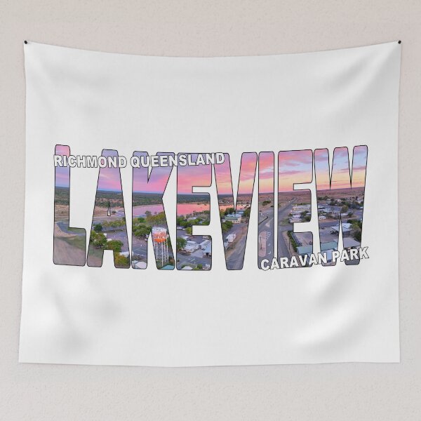 Item preview, Richmond Queensland LAKEVIEW Caravan Park - Sunset Glow designed and sold by Adam Gormley.