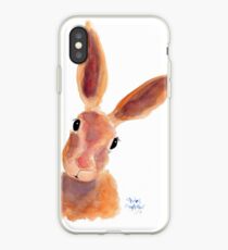 HaRE RaBBiT PRiNTS 'JIM JAM' BY SHiRLeY MacARTHuR iPhone Case