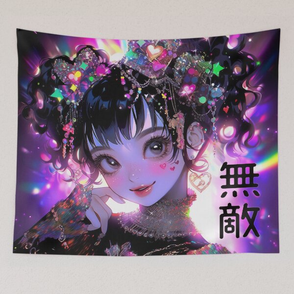 Item preview, Kawaii Idol Neon Glow "Unrivaled" in Japanese designed and sold by bubblegoth.