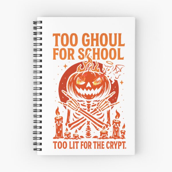 Item preview, Too Ghoul for School – Skeleton Goth Halloween Streetwear Classic T-Shirt designed and sold by inkfluenceart.