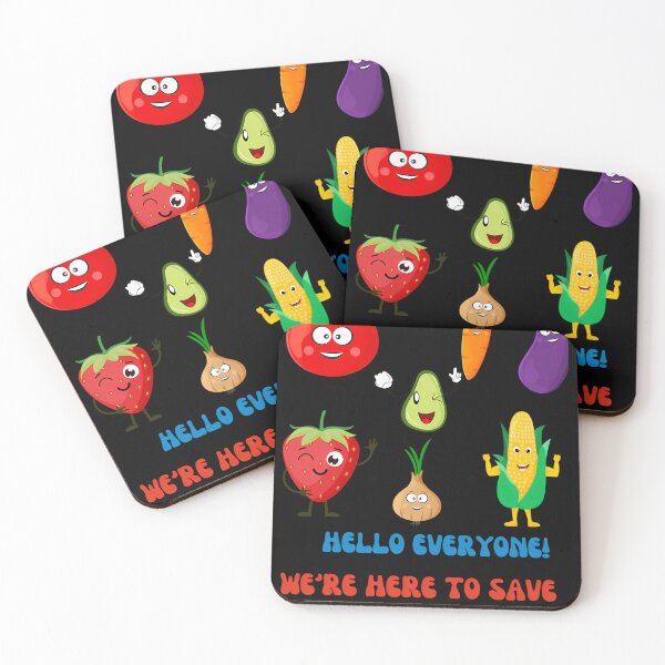 Item preview, Cartoon Fruits And Vegetables designed and sold by FashionistaMir.