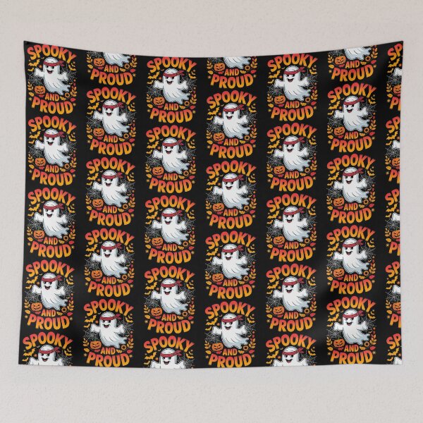 Item preview, Spooky Ghost – Playful Retro Halloween Pride Festive Design designed and sold by Taans-Creation.