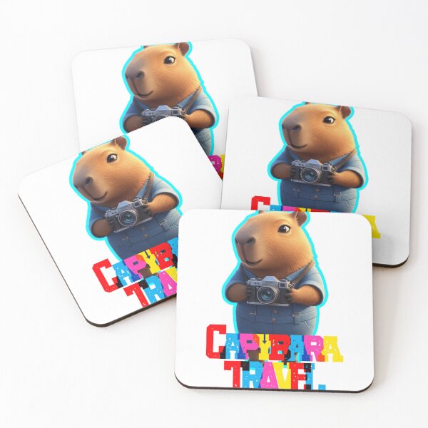 Item preview, Capybara Travel – The World’s Most Chill Explorer designed and sold by GEEKsCollection.