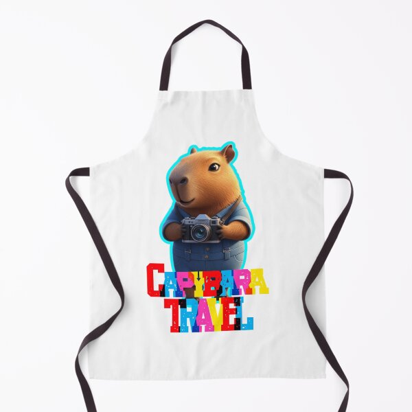 Item preview, Capybara Travel – The World’s Most Chill Explorer designed and sold by GEEKsCollection.