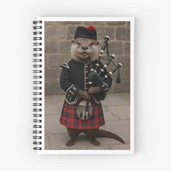 Item preview, Otter Bagpiper designed and sold by Tridentulus.
