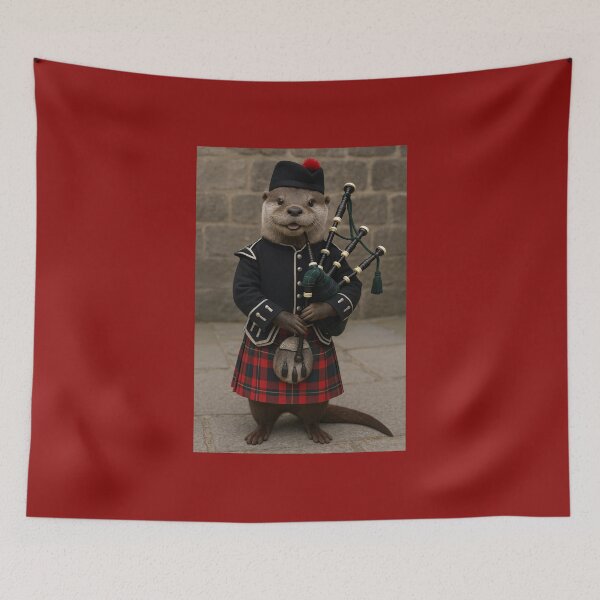 Item preview, Otter Bagpiper designed and sold by Tridentulus.