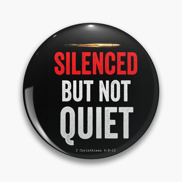 Item preview, Silenced But Not Quiet (Black Background) designed and sold by NaphDesigns.