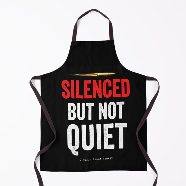 Item preview, Silenced But Not Quiet (Black Background) designed and sold by NaphDesigns.