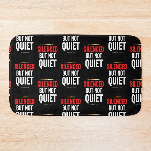 Item preview, Silenced But Not Quiet (Black Background) designed and sold by NaphDesigns.