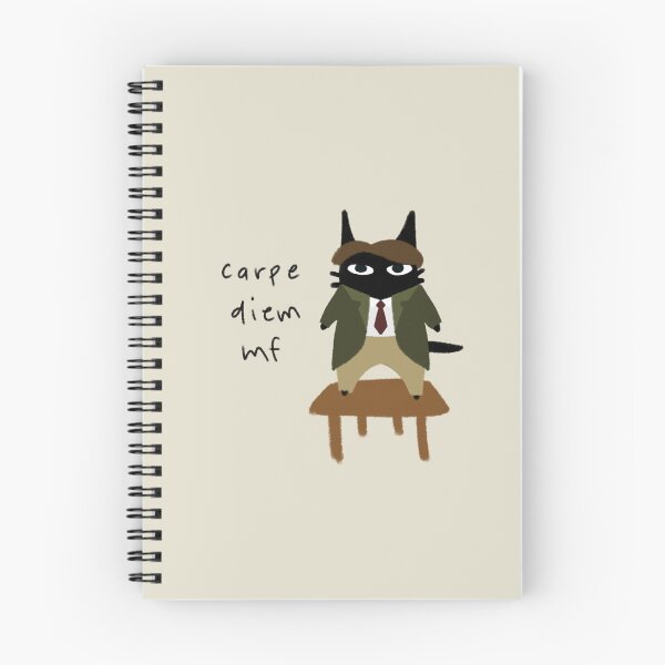 Item preview, furtoon series: dead poets society mr. keating carpe diem mf oh captain my captain dps neil and todd robert williams designed and sold by Kyna Arts.