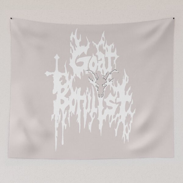 Item preview, Goat Botulist Black Death Metal Band Black Logo designed and sold by FFRMerch.