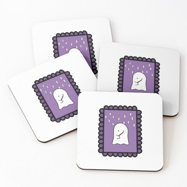 Item preview, Ghost postage stamp! - Witch/Wizard Ghost designed and sold by maymakes_.