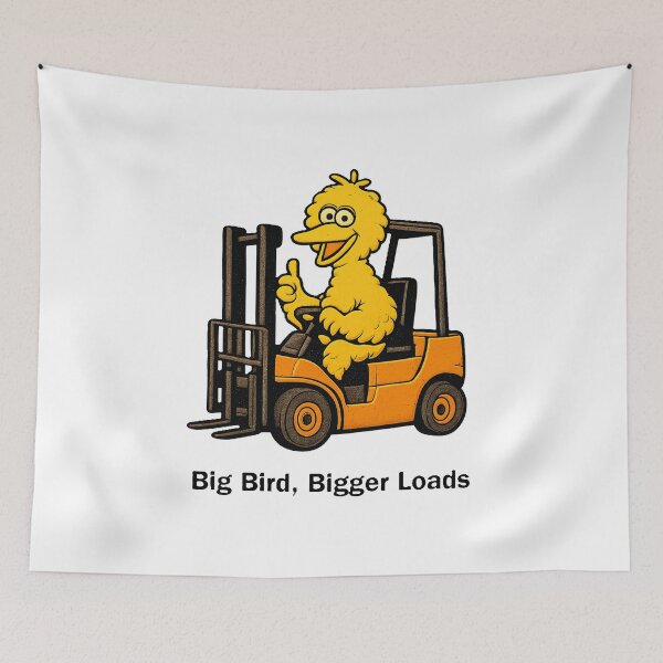 Item preview, Big Bird, Bigger Loads designed and sold by RetroNibylander.