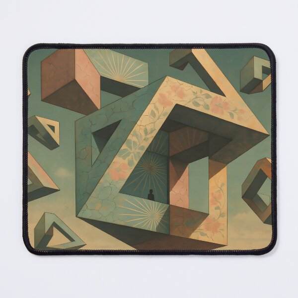 Item preview, Retro Futuristic Desert Landscape  designed and sold by aether-lab.