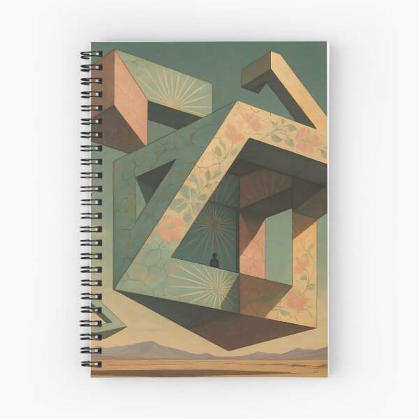 Item preview, Retro Futuristic Desert Landscape  designed and sold by aether-lab.