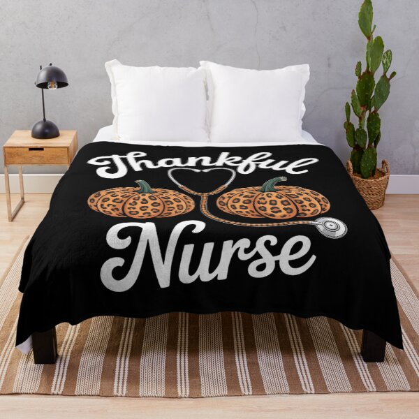 Item preview, Pumpkin Thankful Nurse Thanksgiving Fall designed and sold by aidenpier.
