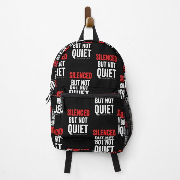 Item preview, Silenced But Not Quiet (Black Background) designed and sold by NaphDesigns.