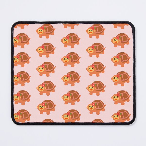 Item preview, Monkey Turtle with Flower designed and sold by ajrodz.