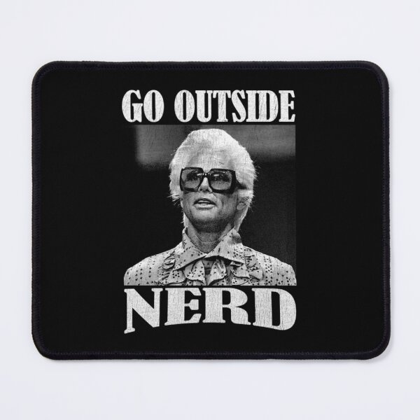 Item preview, Blackwhite Baby Billy Go Outside Nerd designed and sold by magicalgadab.
