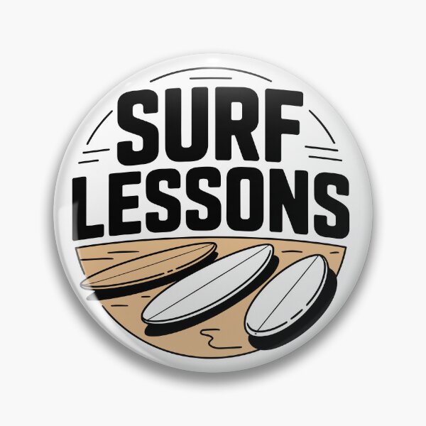 Item preview, Surf Lessons Logo with Surfboards on Sand Background designed and sold by Ai-Cases-Store.