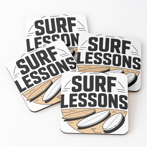 Item preview, Surf Lessons Logo with Surfboards on Sand Background designed and sold by Ai-Cases-Store.
