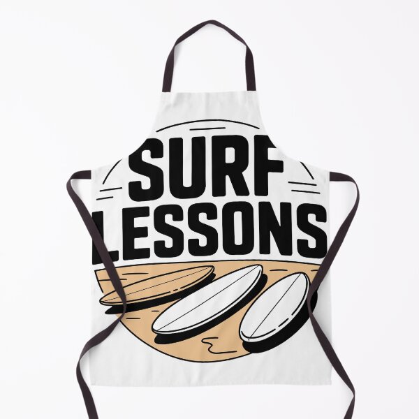 Item preview, Surf Lessons Logo with Surfboards on Sand Background designed and sold by Jetgreenstudio.